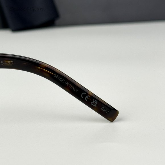 NEW Saint Laurent SLM127/F 002 Havana Green Cat Eye Women Sunglasses - Picture 10 of 12